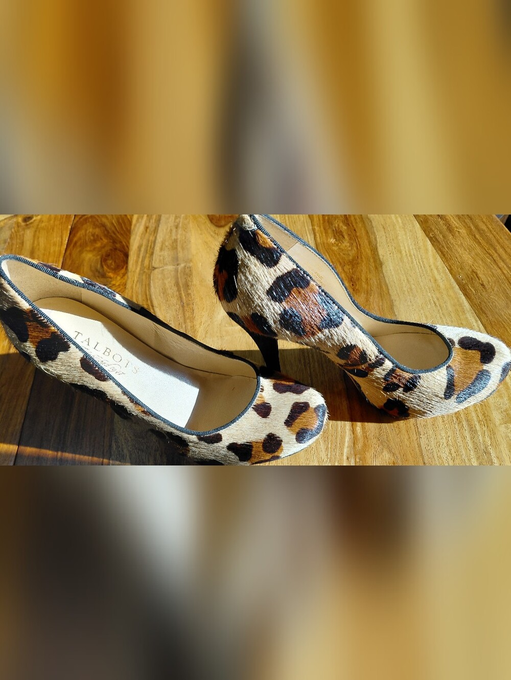 Talbots NWOT Leopard Print  Pump Heels